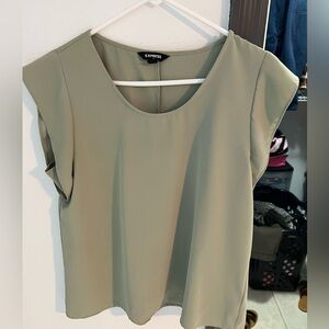 Green blouse